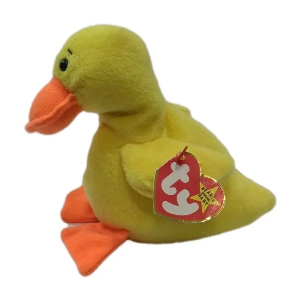 TY QUAKERS the Duck Beanie Babies Collection RETIRED 4024 1993/1994